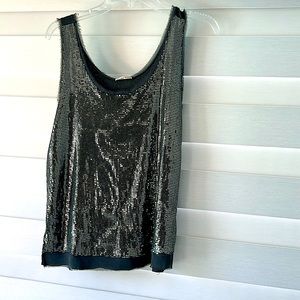 Zara sequence gray top